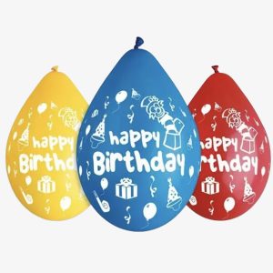 Lufi Happy birthday felirattal (5 db)