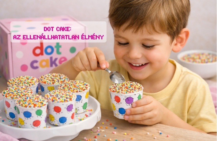 Máááz dot cake poharas torta szórással