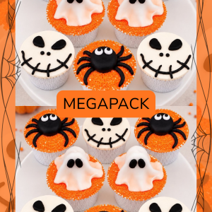 Halloween dot cake MEGAPACK (16 db)